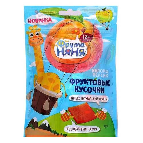 Фруктовые кусочки ФрутоНяня из яблок и персиков в Билла