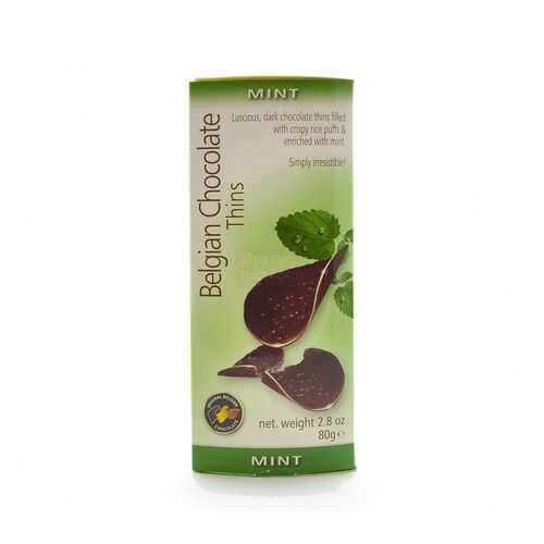 Шоколад BELGIAN CHOCOLATE Thins Mint 80г в Билла