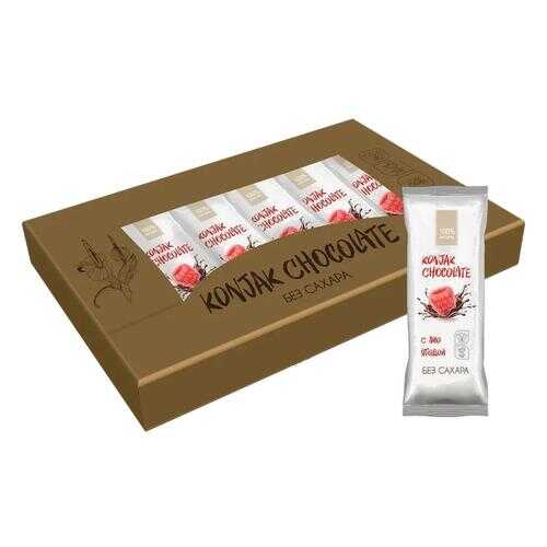 Шоколад без сахара KONJAK CHOCOLATE Малиновый, кор. 10 шт. в Билла