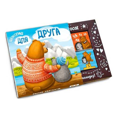 Шоколад Chokocat Для друга, молочный, 60 гр в Билла