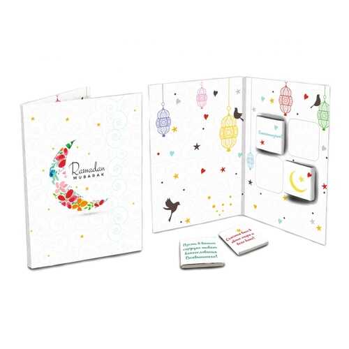 Шоколад Chokocat Ramadan Mubarak 2, молочный, открытка, 20 гр в Билла