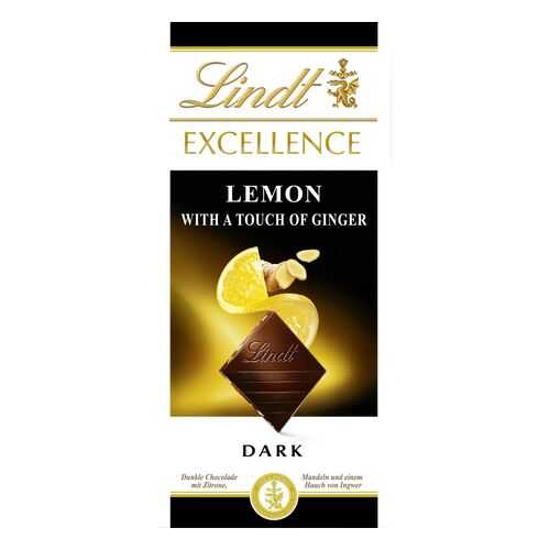 Шоколад Lindt экселленс лимон и имбирь темный 100 г в Билла