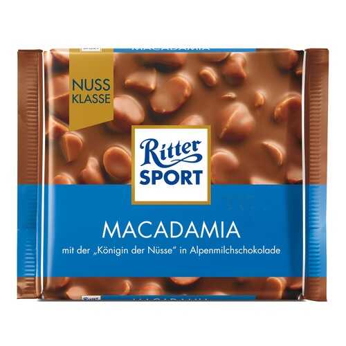 Шоколад Ritter Sport макадамия молочный с обжаренным орехом макадамии 100 г в Билла