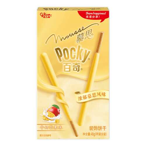 Палочки Glico Pocky со вкусом сливочное манго 48 г в Билла