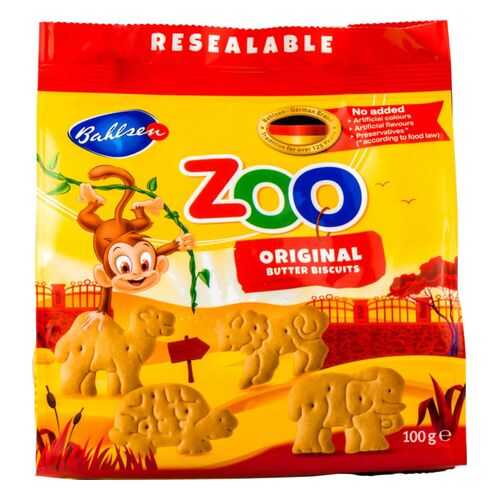 Печенье Leibniz zoo original 100 г в Билла