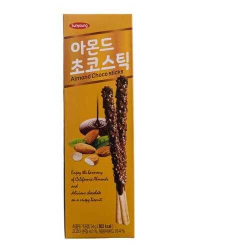 Печенье Sunyoung Палочки шоколадные с миндалем 54 г Южная Корея в Билла