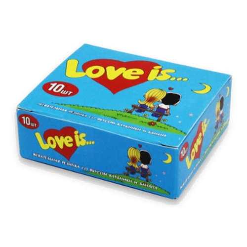 Жевательная резинка Love is клубника-банан 4.2 г 10 штук в Билла