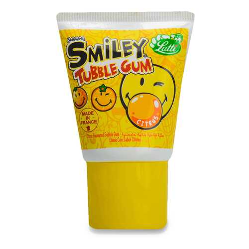 Жевательная резинка Lutti Tubble Gum Smiley (Citruc) 35г Франция в Билла