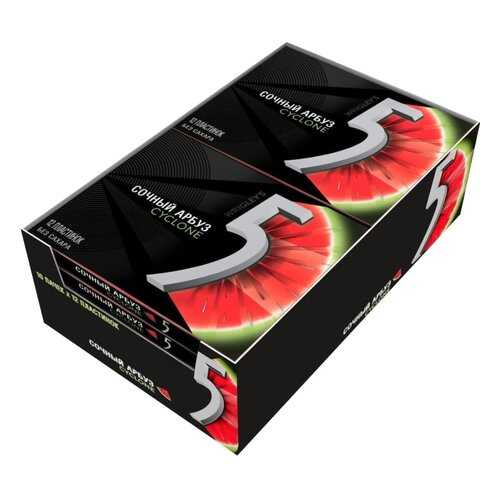 Жевательная резинка Wrigley's 5 cyclone 31.2 г 10 штук в Билла
