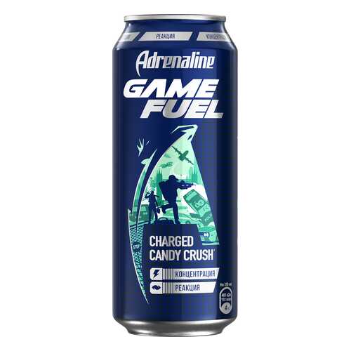 Напиток Adrenaline Game Fuel энергетический 449 мл в Билла