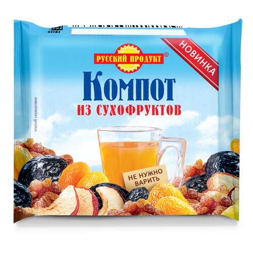 Компот из сухофруктов Русский Продукт моментального приготовления брикет 190 г в Билла