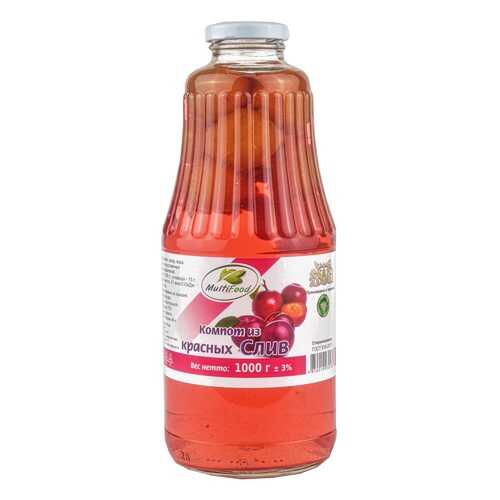 Компот Multi Food из красных слив 1 л в Билла