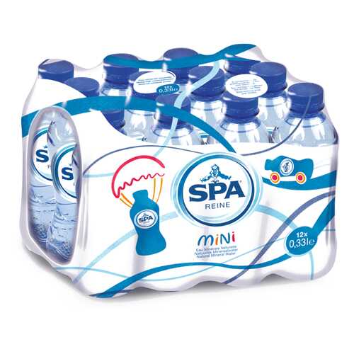 Вода SPA Reine минеральная негазированная 0.33 л 12 шт в Билла