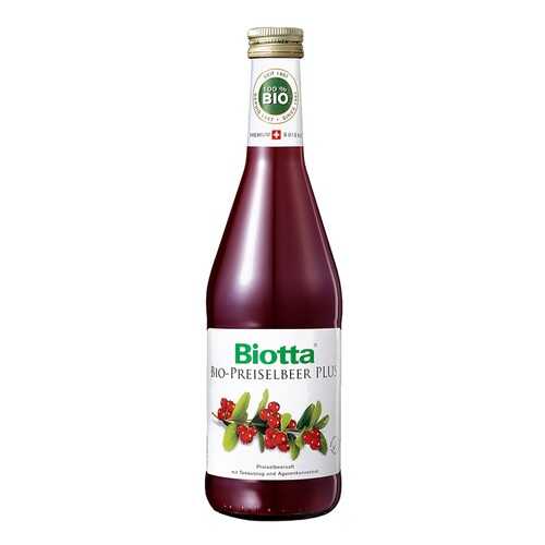 Нектар брусничный, стекло, BIO Biotta, 0.5 л, Швейцария в Билла