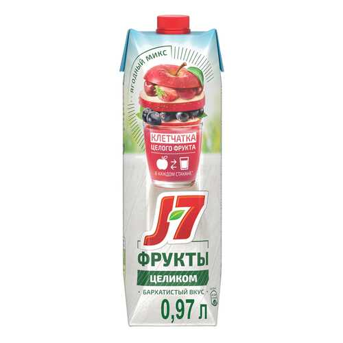 Нектар J-7 Фрукты Целиком Ягодный микс 970 мл в Билла