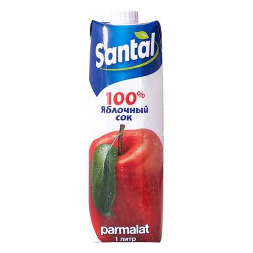 Сок Santal яблочный осветленный 1 л в Билла